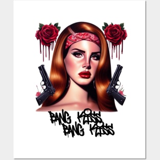 Lana Del Rey Bang Bang Kiss Kiss Posters and Art